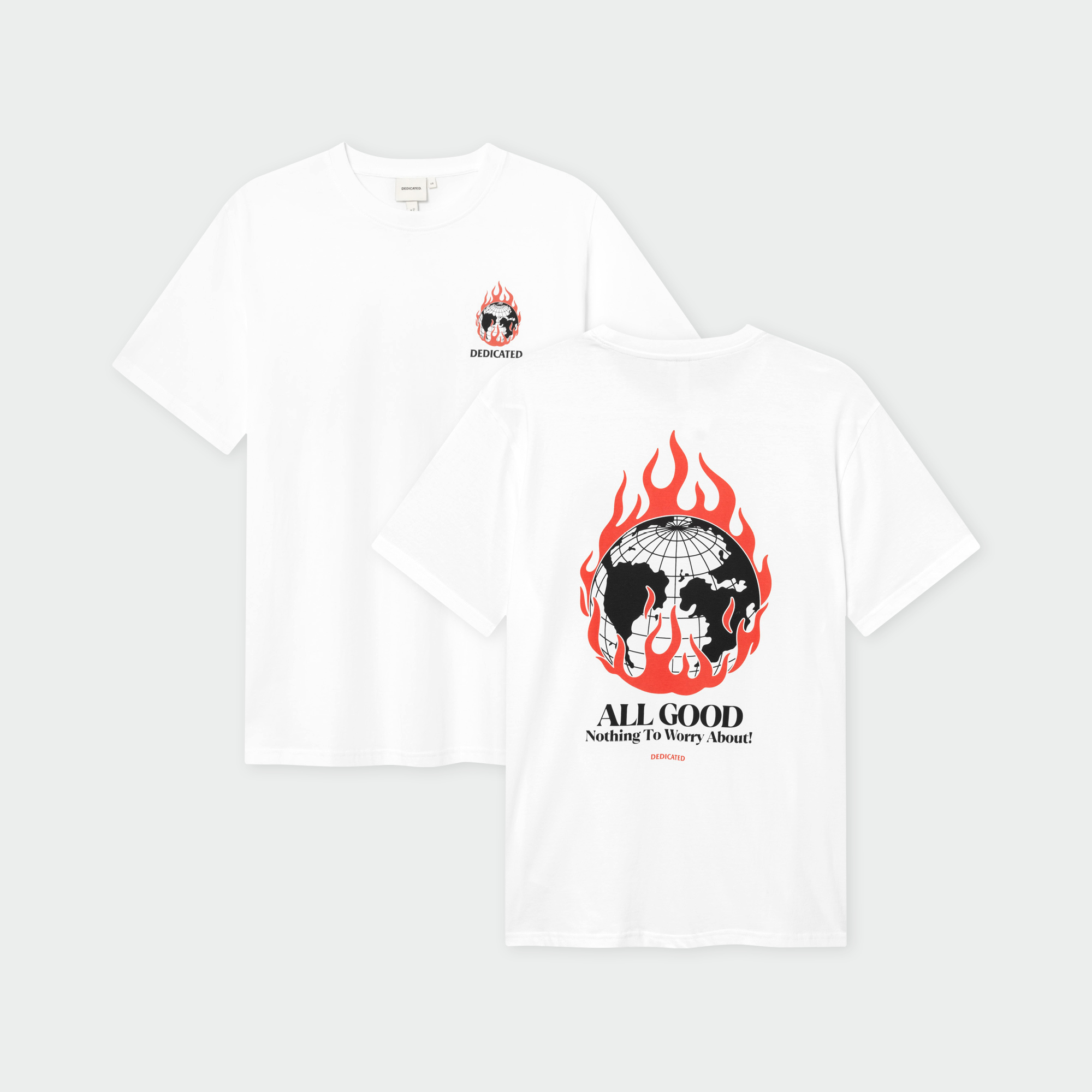 T-shirt Stockholm All Good White