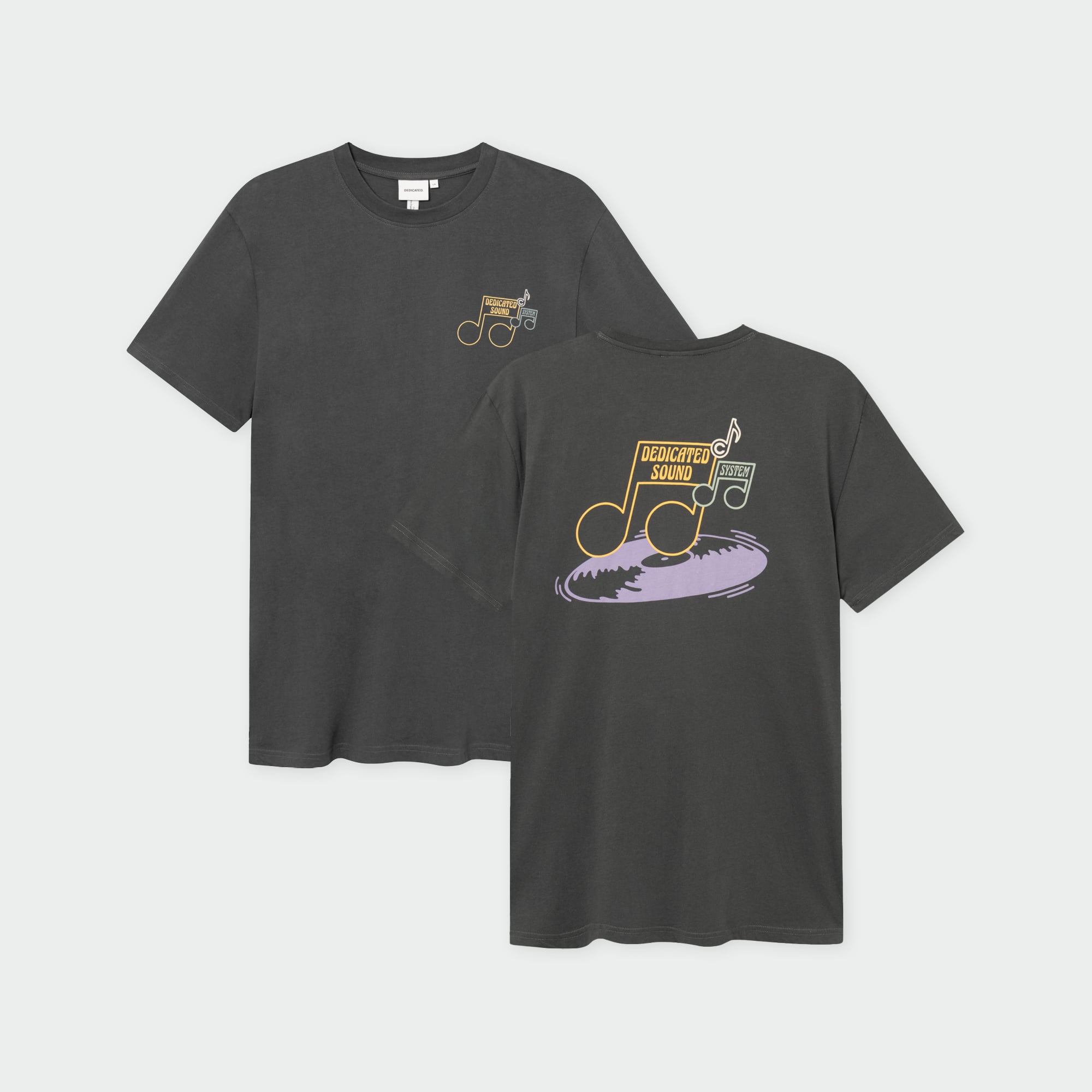 T-shirt Stockholm Sound System Logo Charcoal