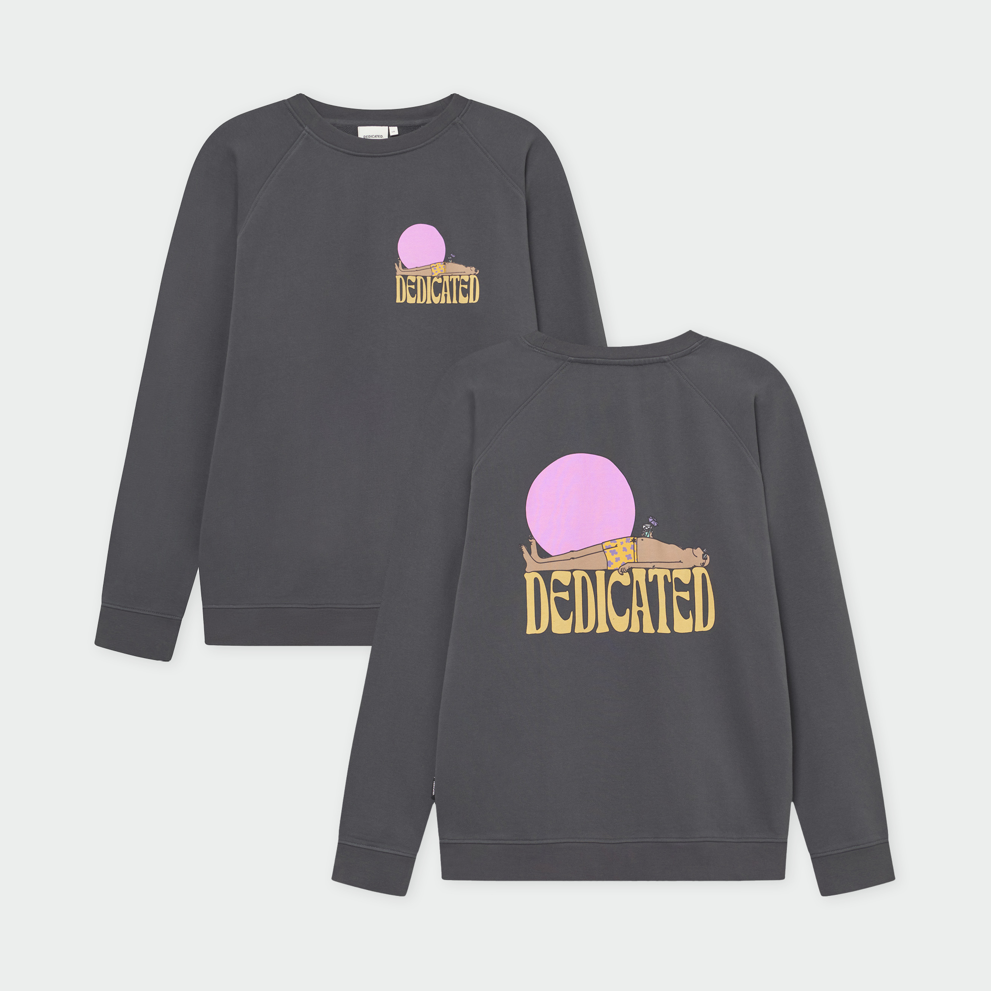 Sweatshirt Malmoe Vacay Logo Charcoal
