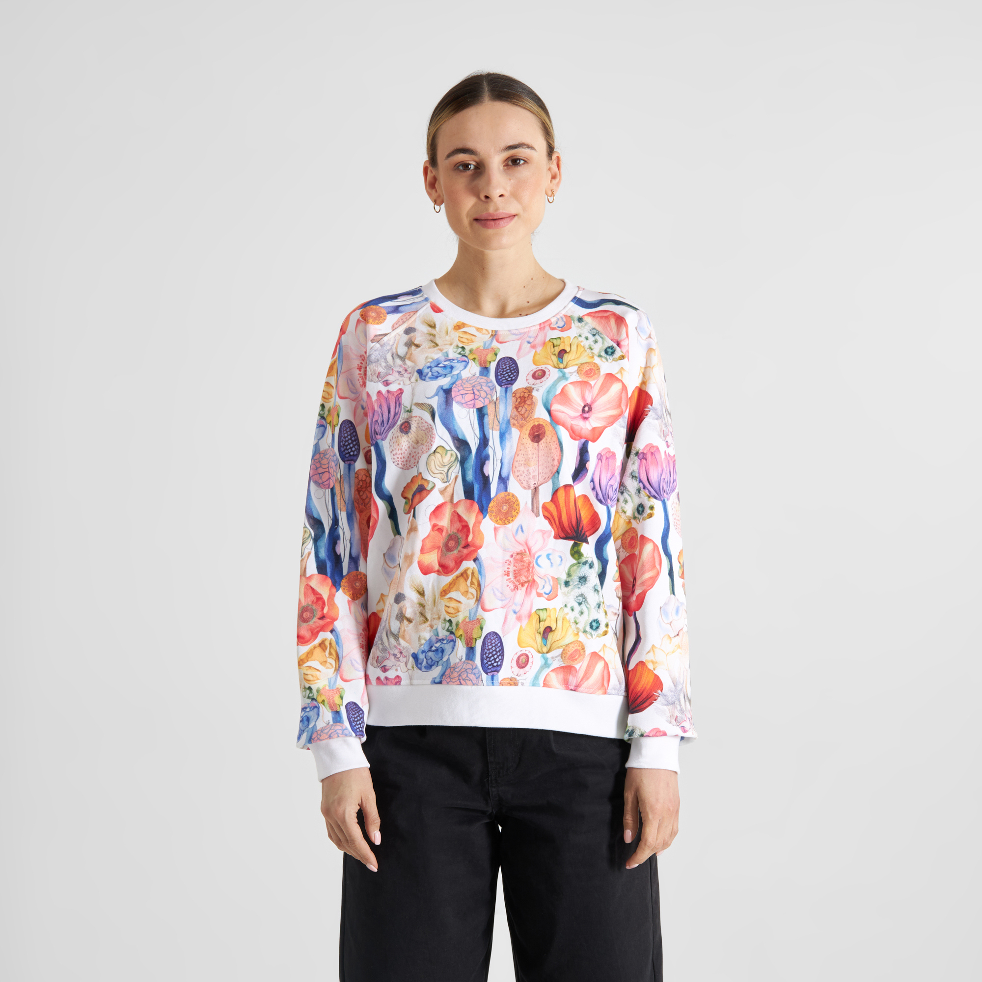 DEDICATED - Sweatshirt Ystad Fantasy Flowers Multi Color