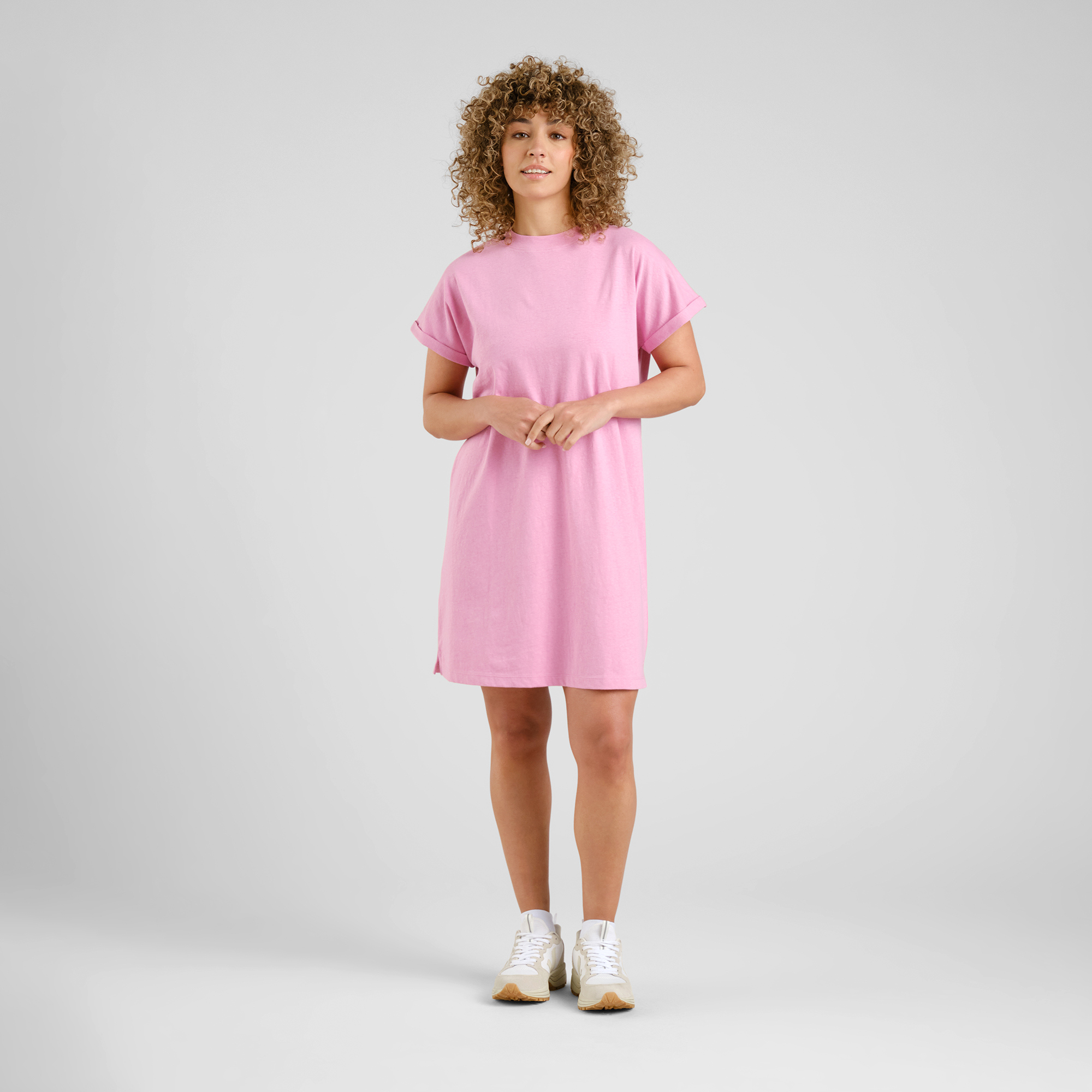 strapless open back dress Light Pink Short Sleeve | Regency Gown main image 1