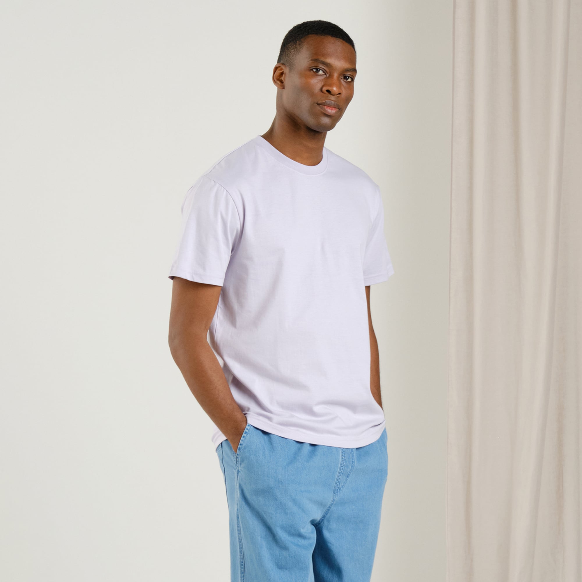 トップス soor ploom RAGRAN MOCK TEE-THISTLE 10y DEDICATED - T-shirt Stockholm Base Thistle Purple