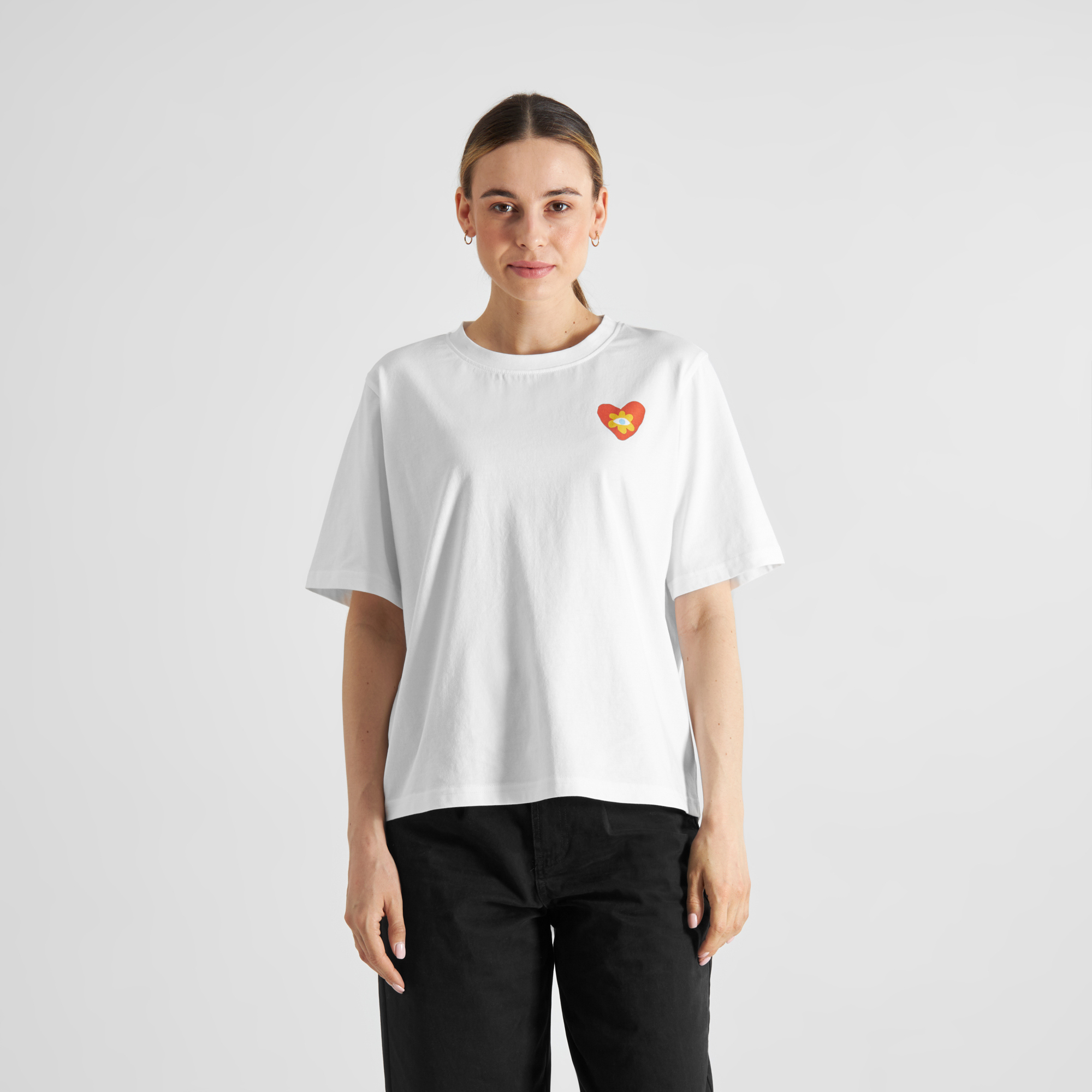 DEDICATED - T-shirt Vadstena Good Vibes White