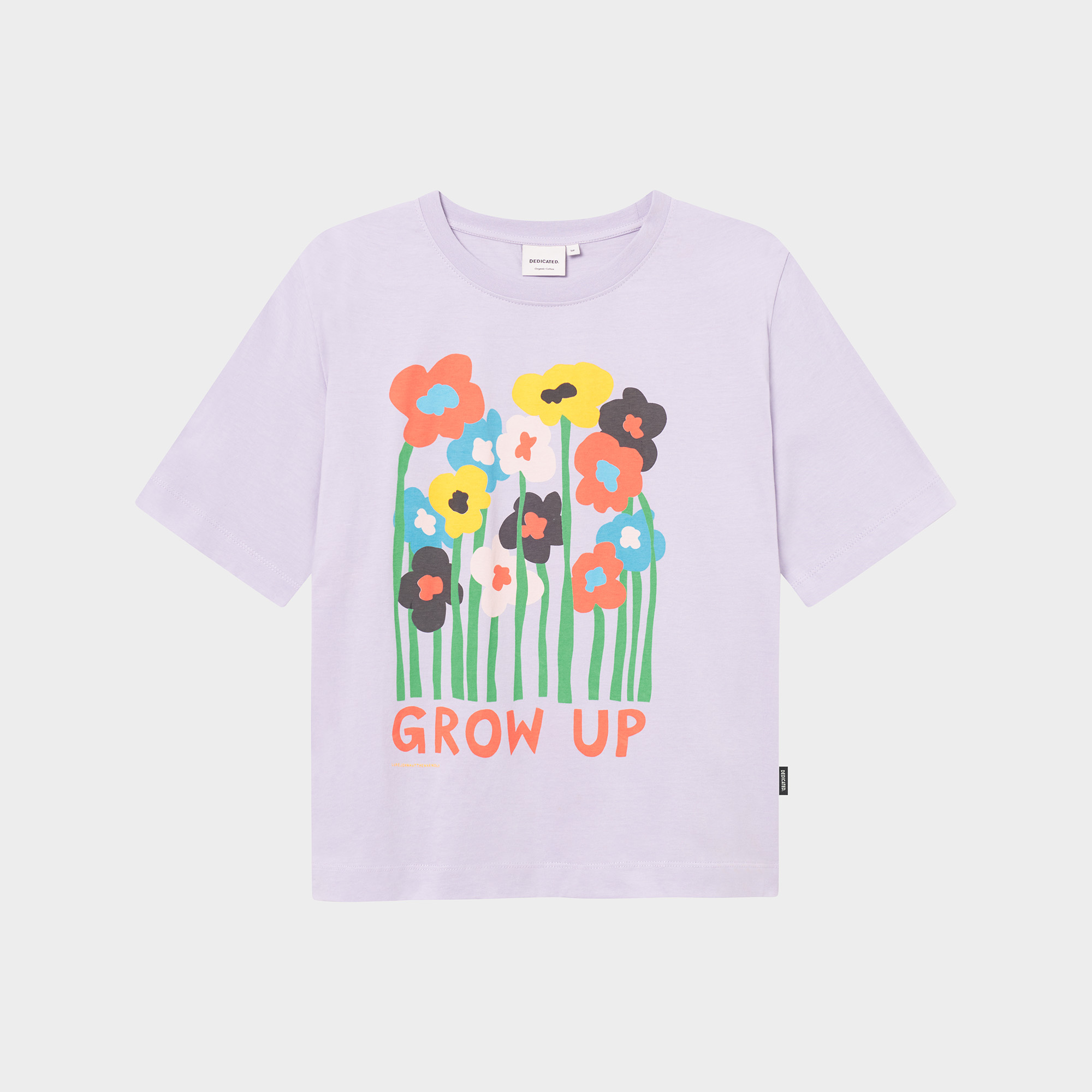 DEDICATED - T-shirt Vadstena Grow Up Thistle Purple