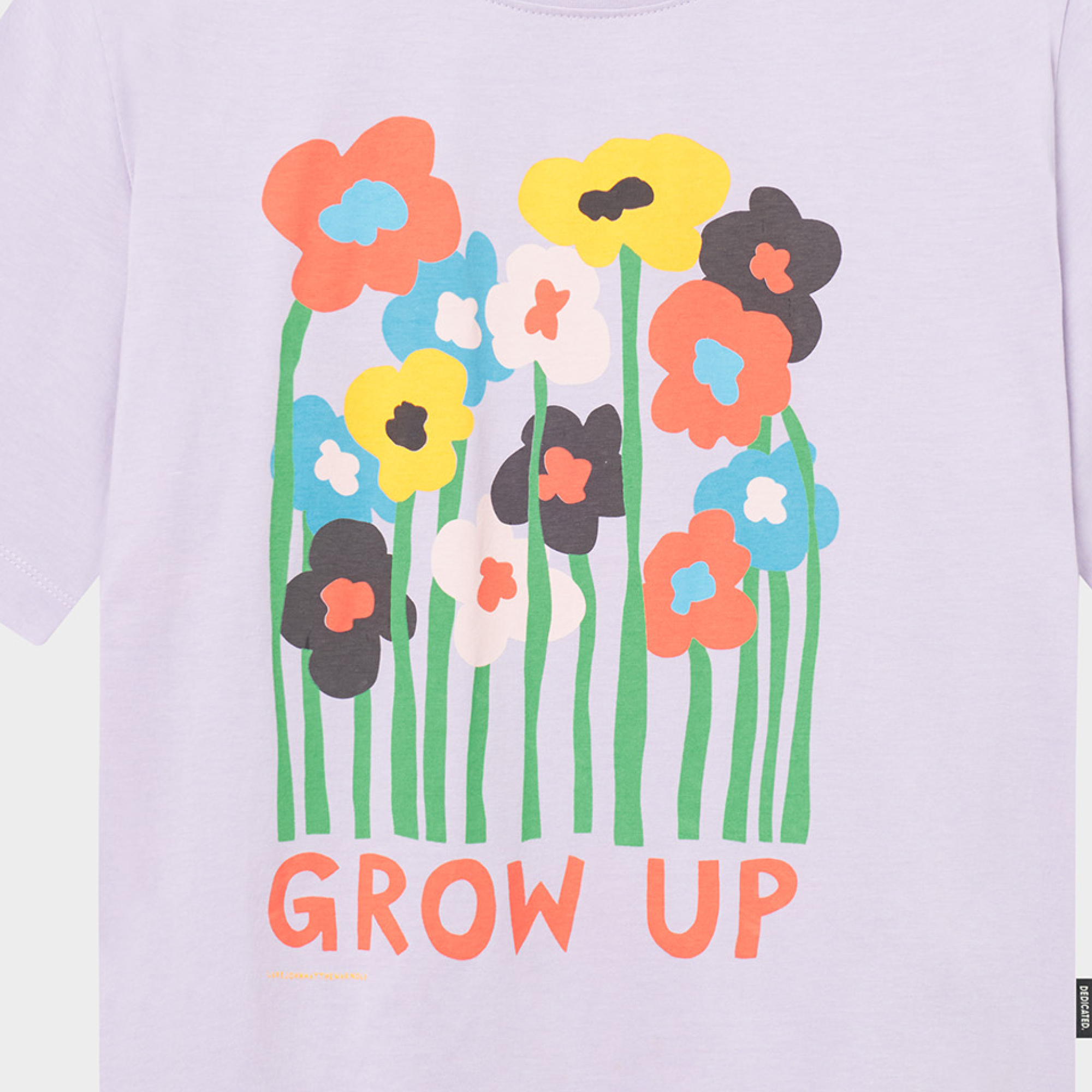 DEDICATED - T-shirt Vadstena Grow Up Thistle Purple