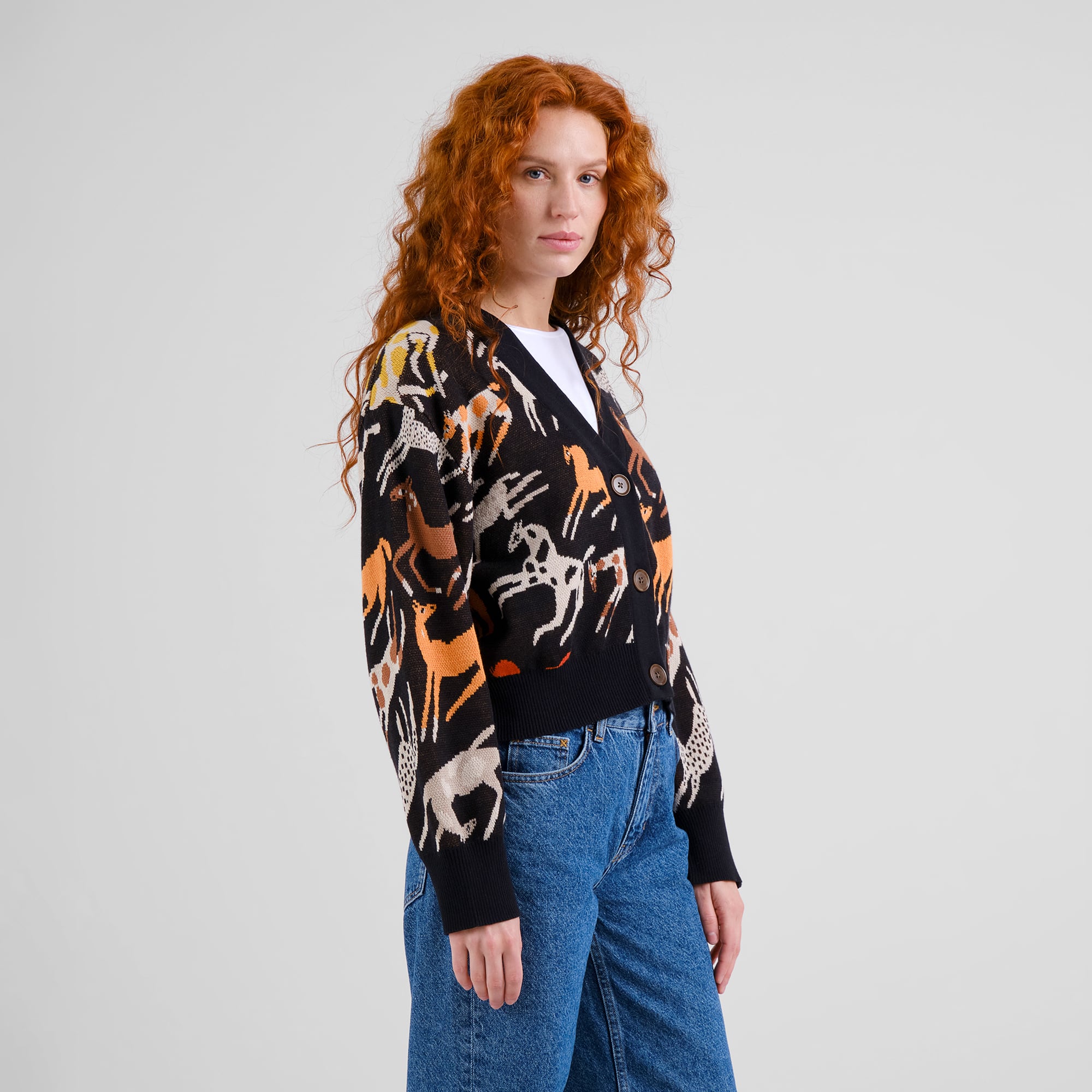 DEDICATED - Cardigan Kanan Mustang Party Black