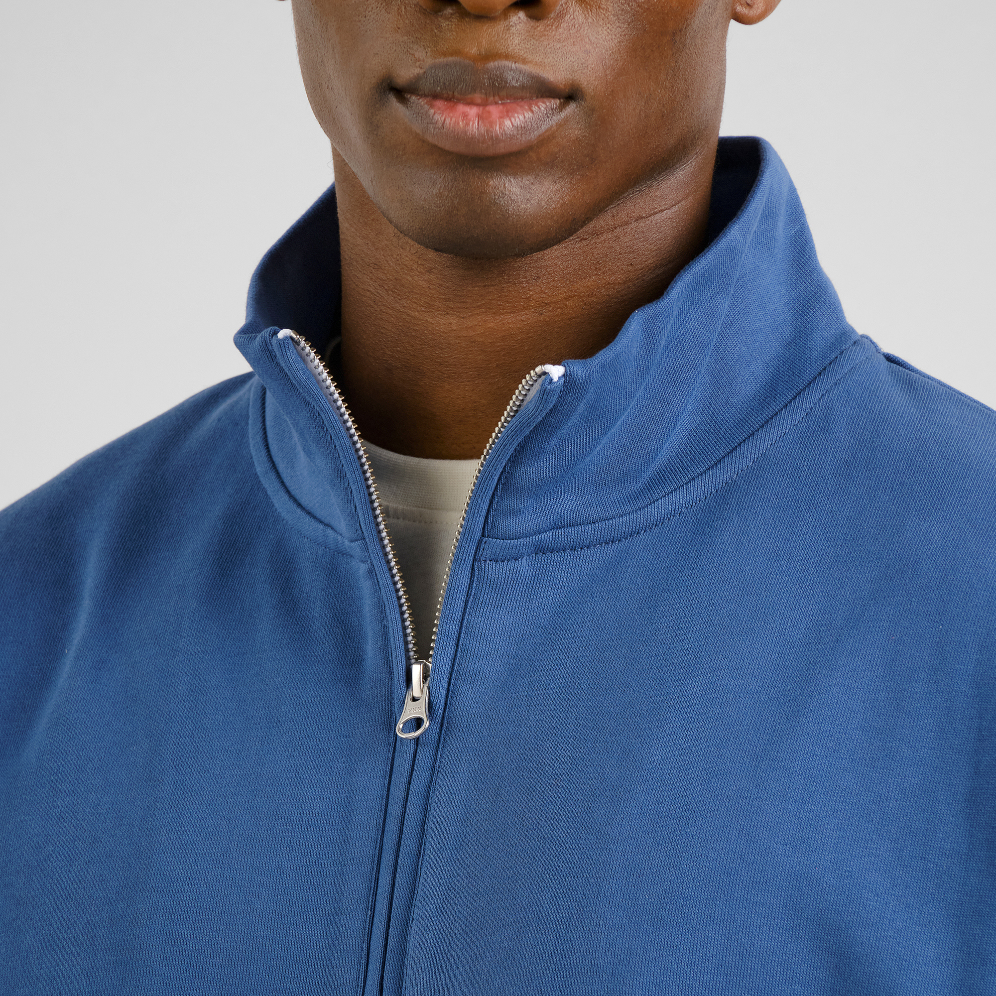 DEDICATED - Half Zip Sweatshirt Sandvalla True Blue