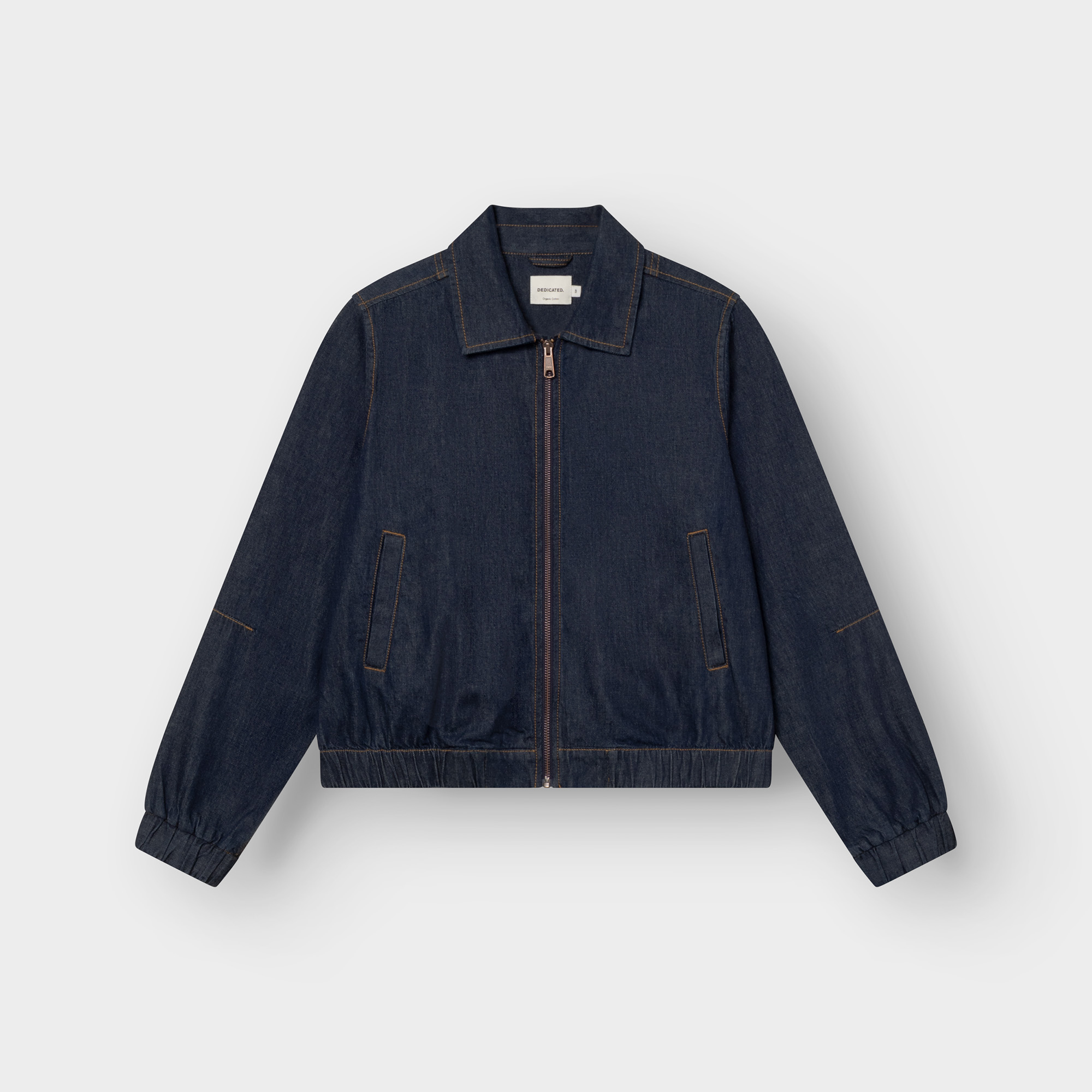 DEDICATED - Jacket Sunna Denim Dark Blue