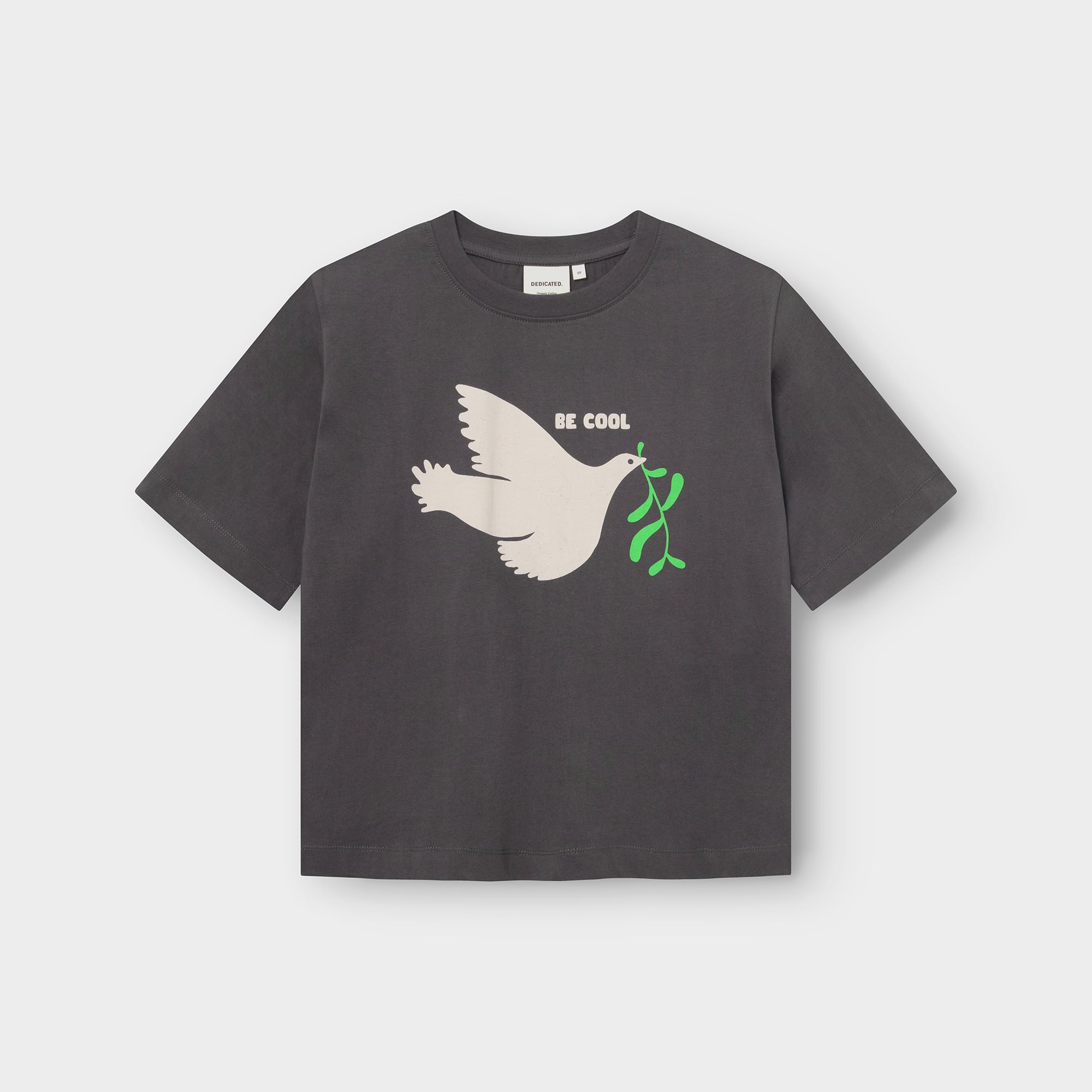 DEDICATED - T-shirt Vadstena Be Cool Charcoal