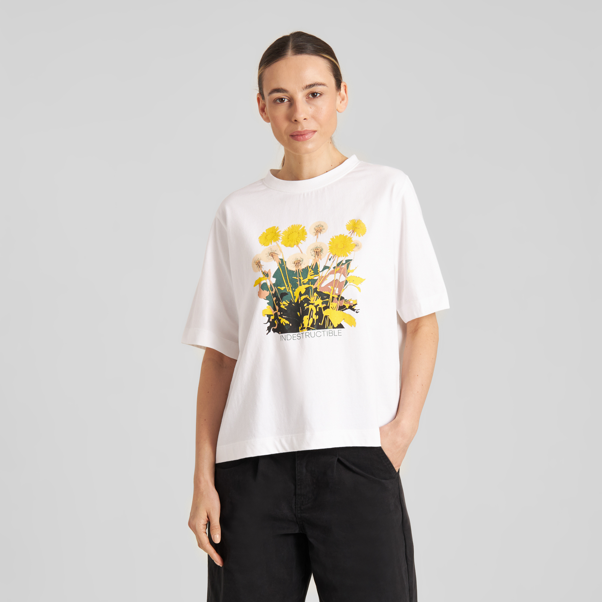DEDICATED - T-shirt Vadstena Indestructible White