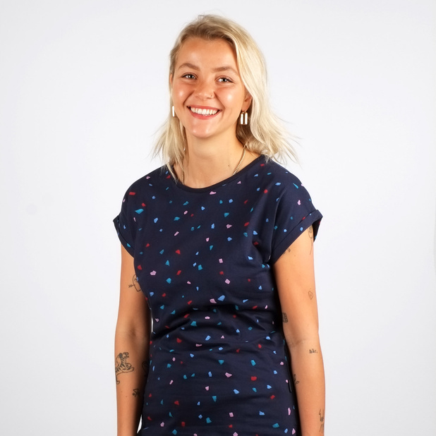 T-shirt Visby Blue Confetti