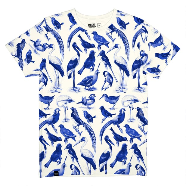 Stockholm T-shirt Blue Birds