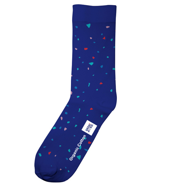 Socks Blue Confetti