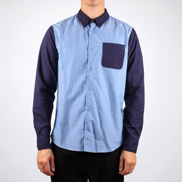 Shirt Contrast Chambray