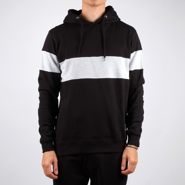 Hoodie Falun Stripe Black