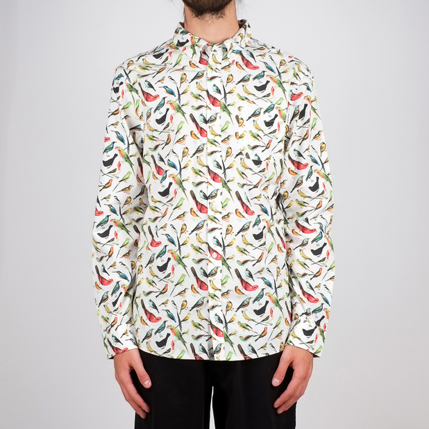 Shirt Varberg Poplin Birds