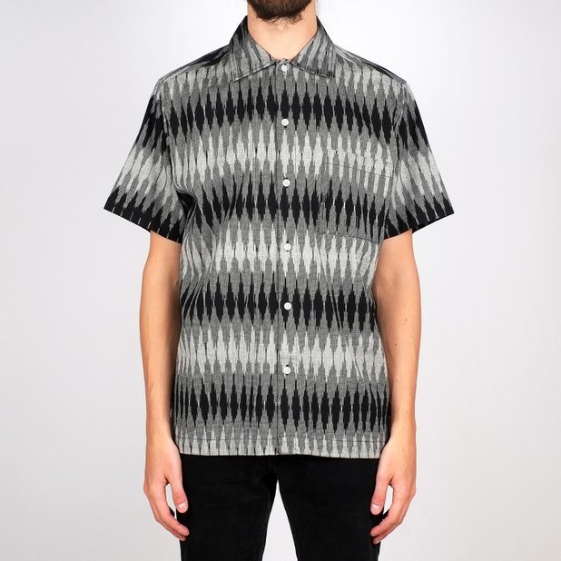 Shirt Short Sleeve Marstrand Handloom Fade Diamond