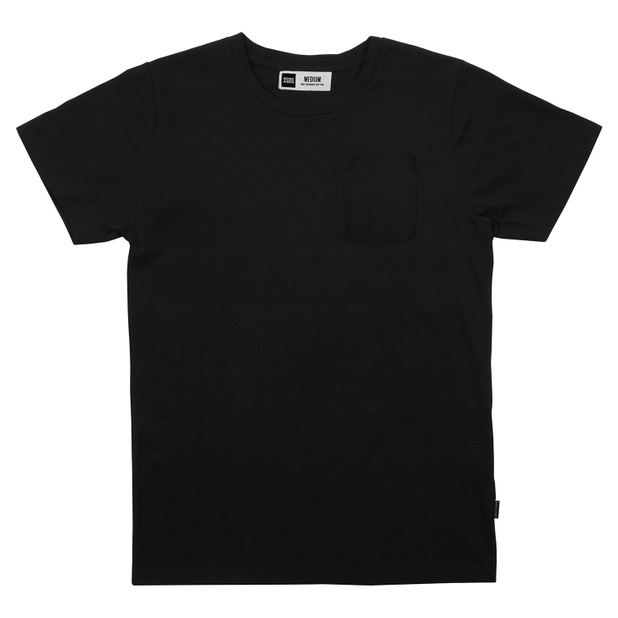 T-shirt Stockholm Full Jacquard Black
