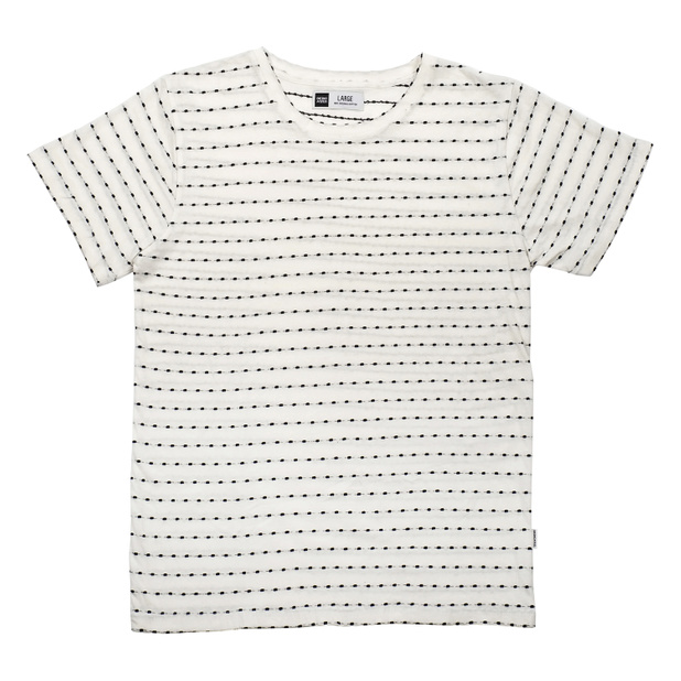 T-shirt Stockholm Stripe Dots Off-White