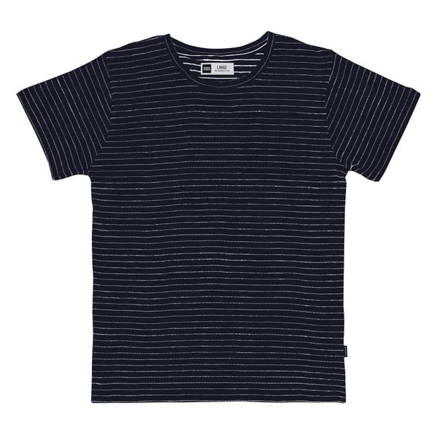 T-shirt Stockholm Jacquard Stripes Black