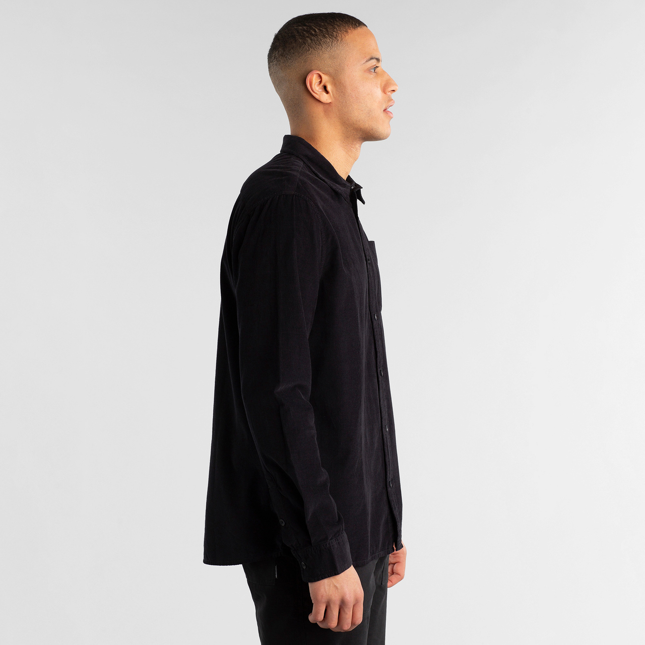 Shirt Varberg Corduroy Black