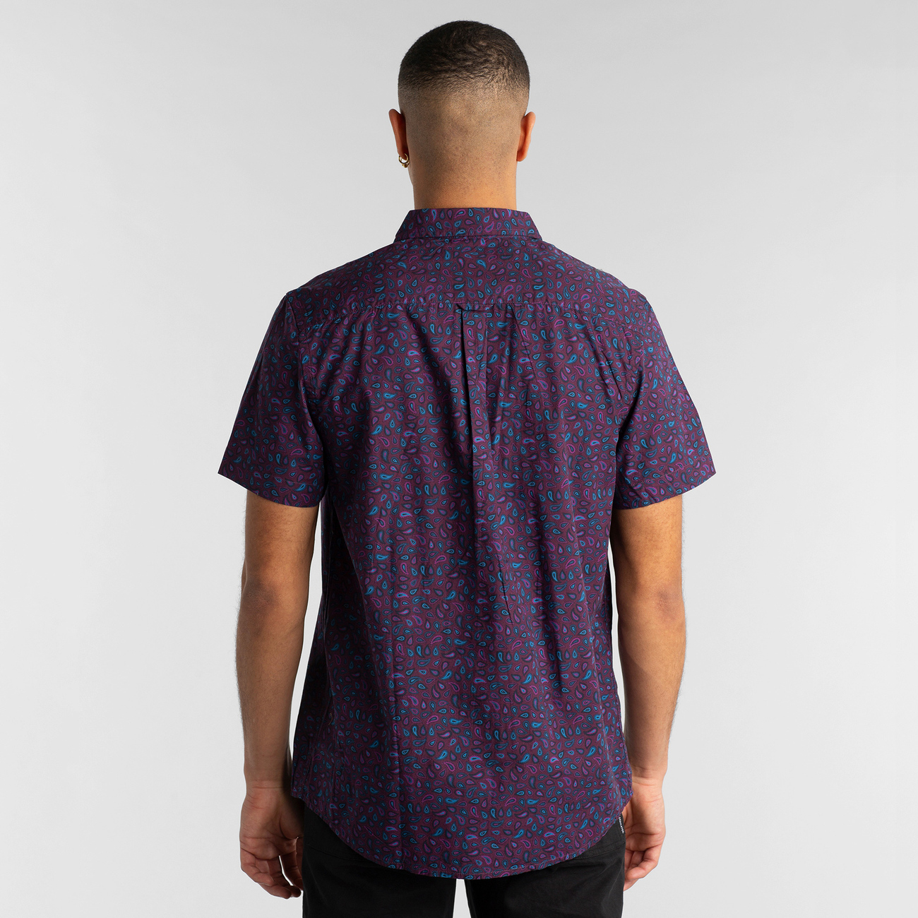 paisley short sleeve shirt