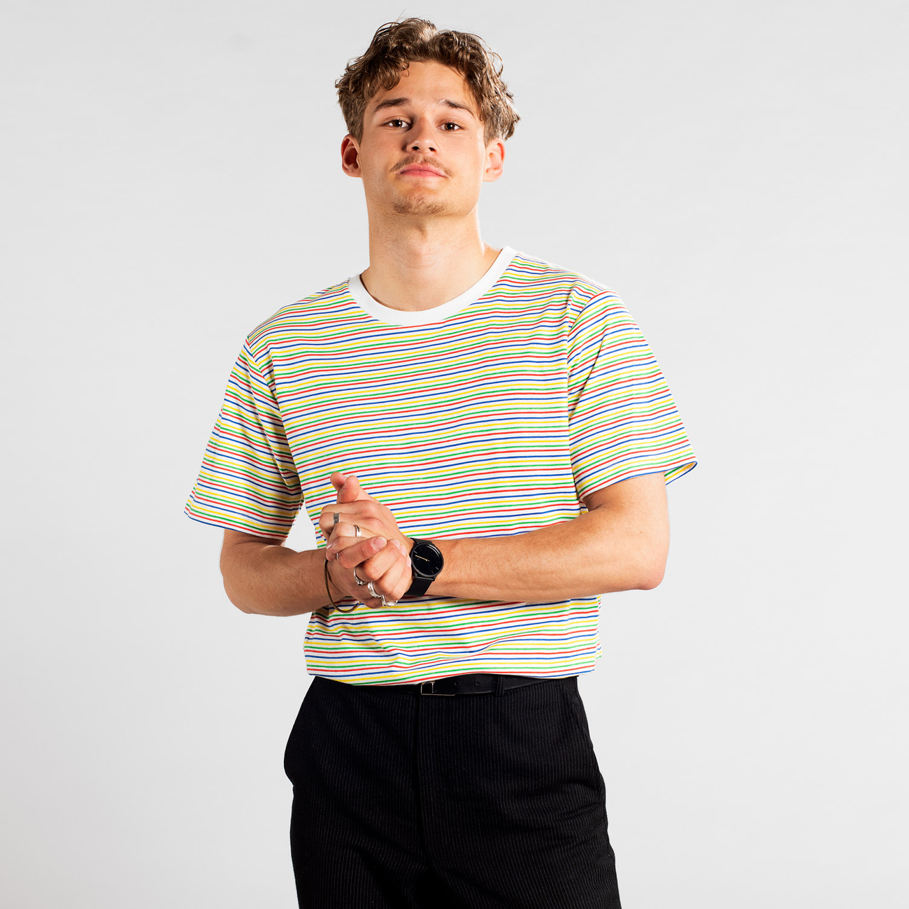 DEDICATED - T-shirt Stockholm Color Stripes