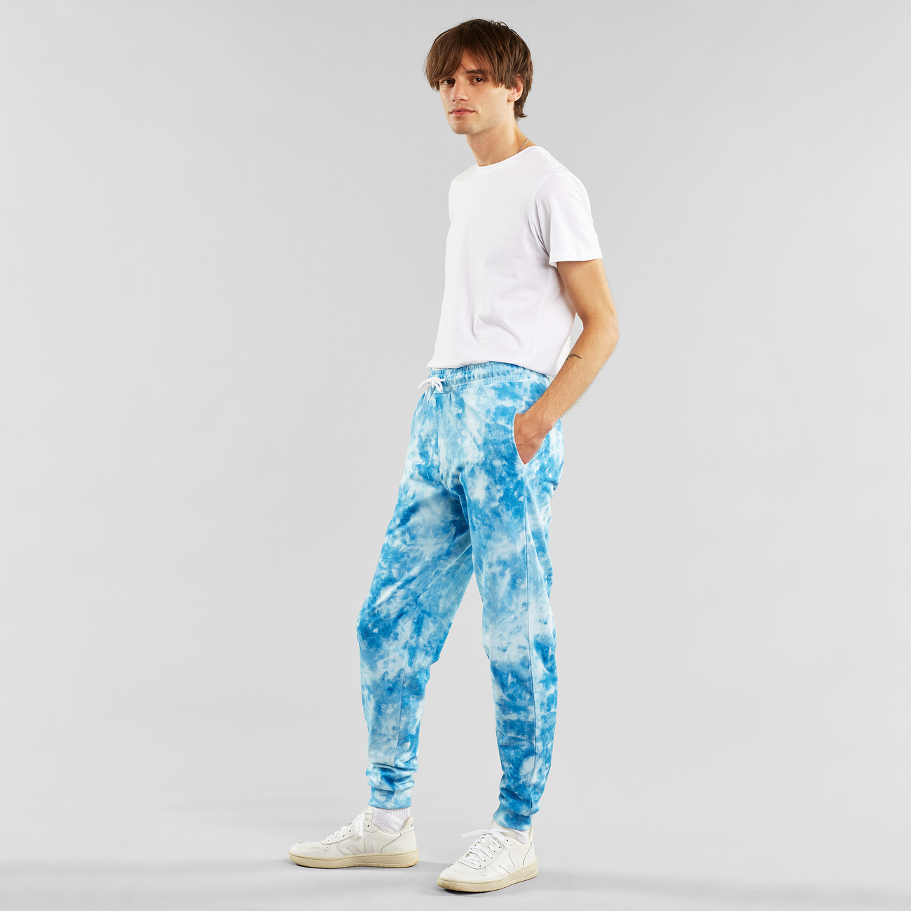 DEDICATED - Joggers Lund Tie Dye Blue