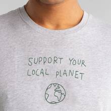 T-shirt Stockholm Local Planet Grey Melange