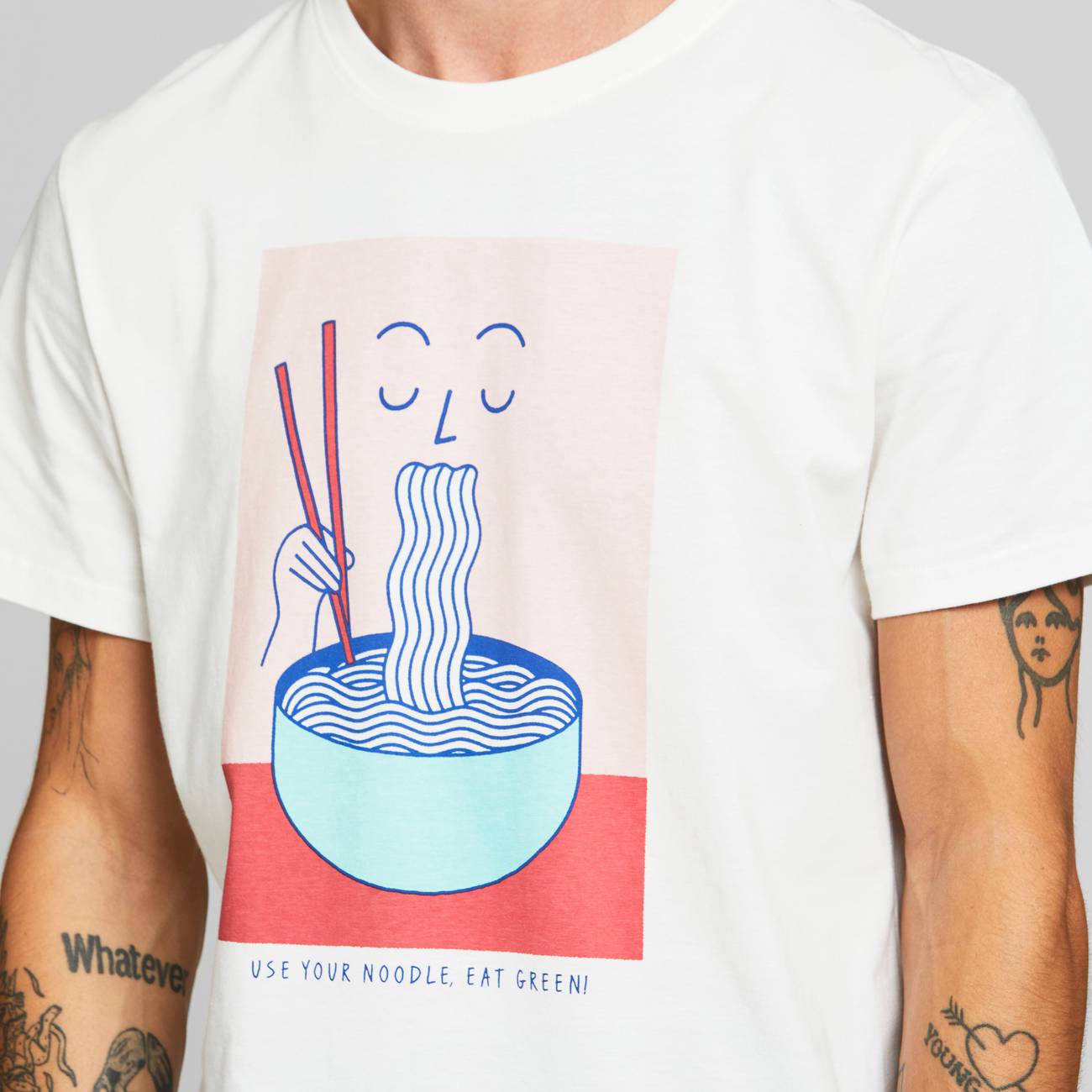 T-shirt Stockholm Noodle Off-White
