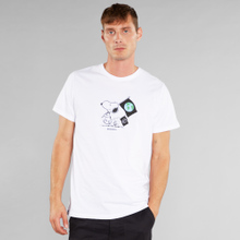 T-shirt Stockholm Snoopy Flags White