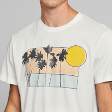 T-shirt Stockholm Sunset Palms White