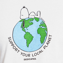 T-shirt Mysen Snoopy Earth White