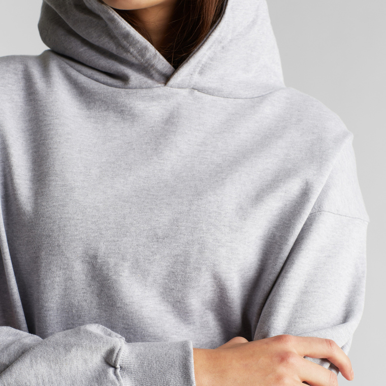 grey basic hoodie