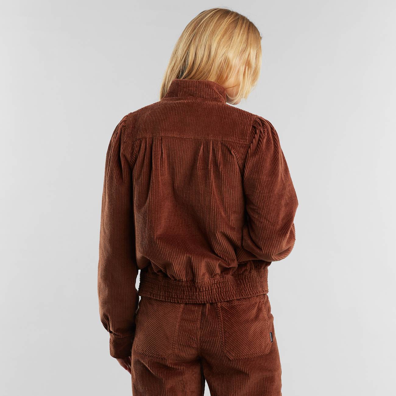 Padded Jacket Ljungby Corduroy Brown