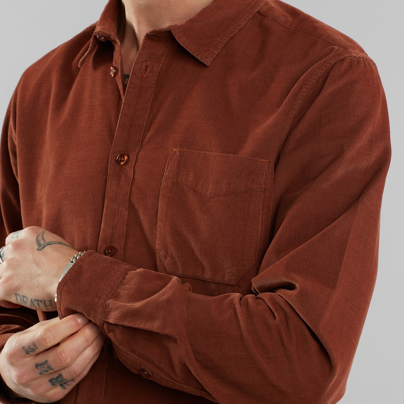 Shirt Varberg Corduroy Brown