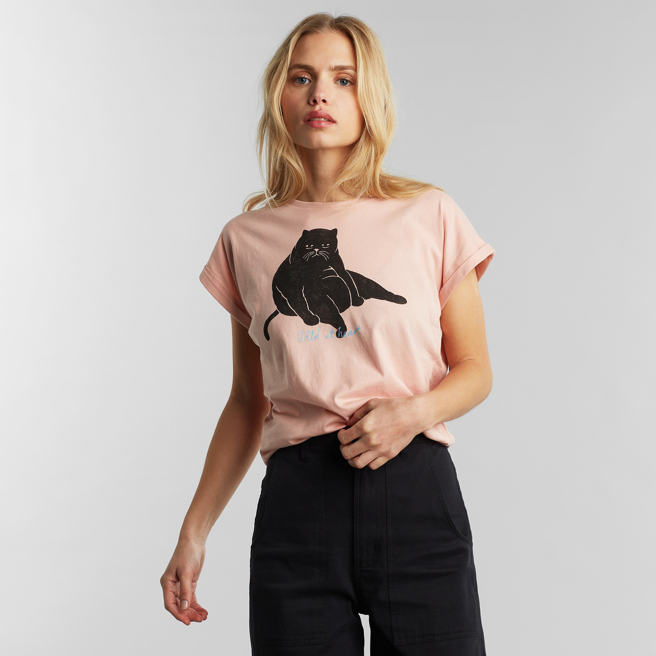 T-shirt Visby Wild At Heart Pink