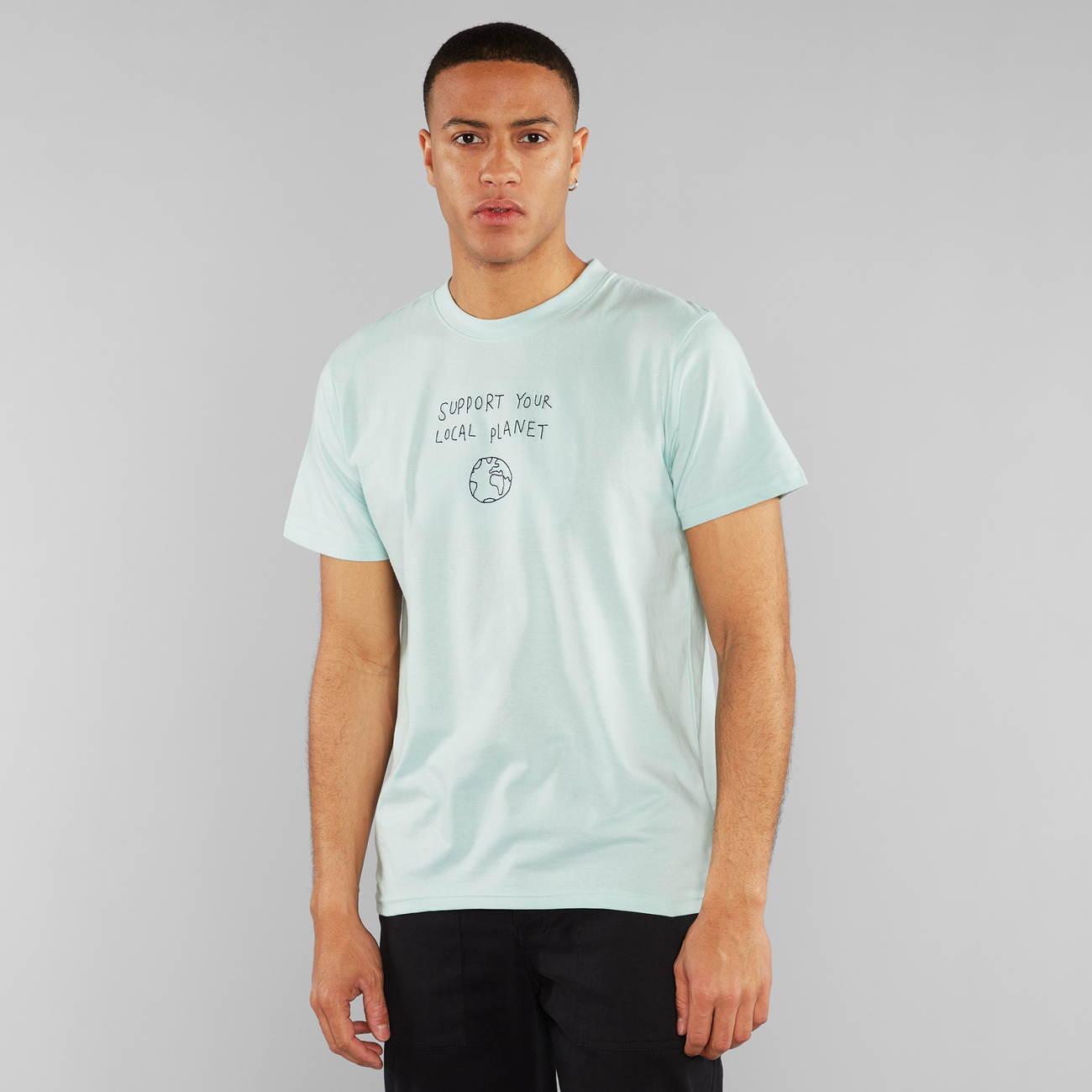 T-shirt Stockholm Local Planet Mint