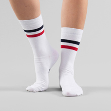 Socks Sigtuna Double Stripes White