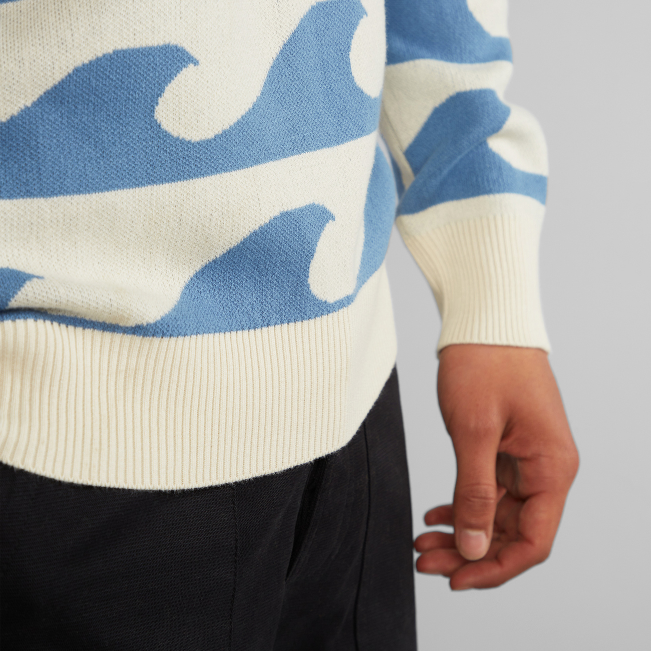 Sweater Mora Waves Off-White