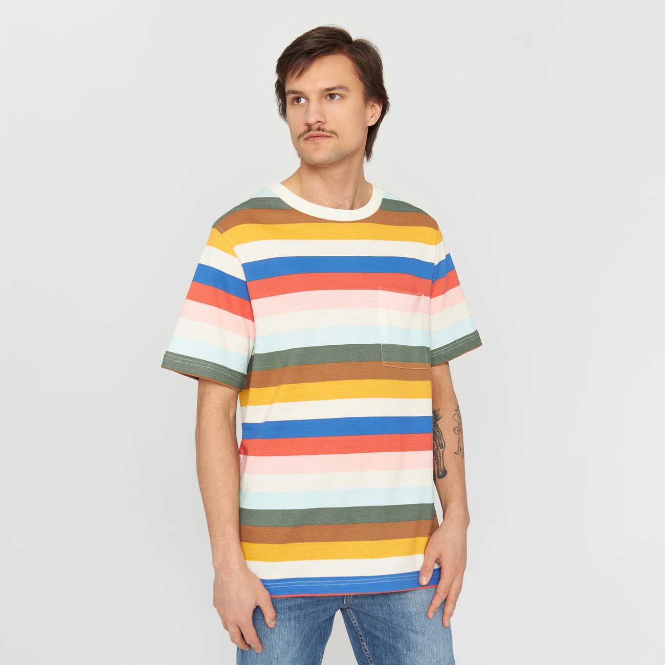 T-shirt Gustavsberg Stripes Multi Color