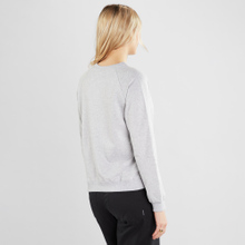 Sweatshirt Ystad Raglan Abbey Road Embroidery Grey Melange