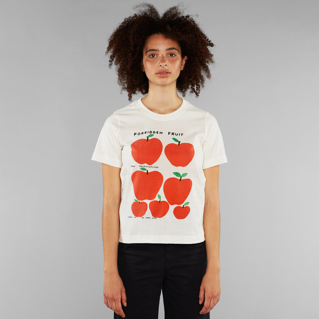 T-shirt Mysen Forbidden Fruit Off-White
