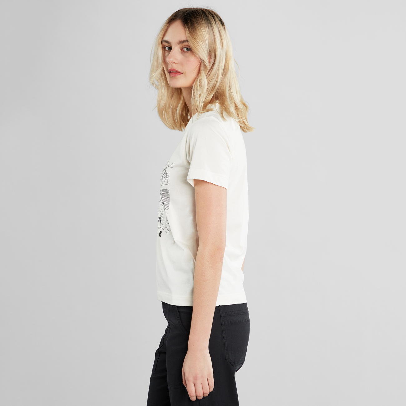 T-shirt Mysen Human Zoo Off-White