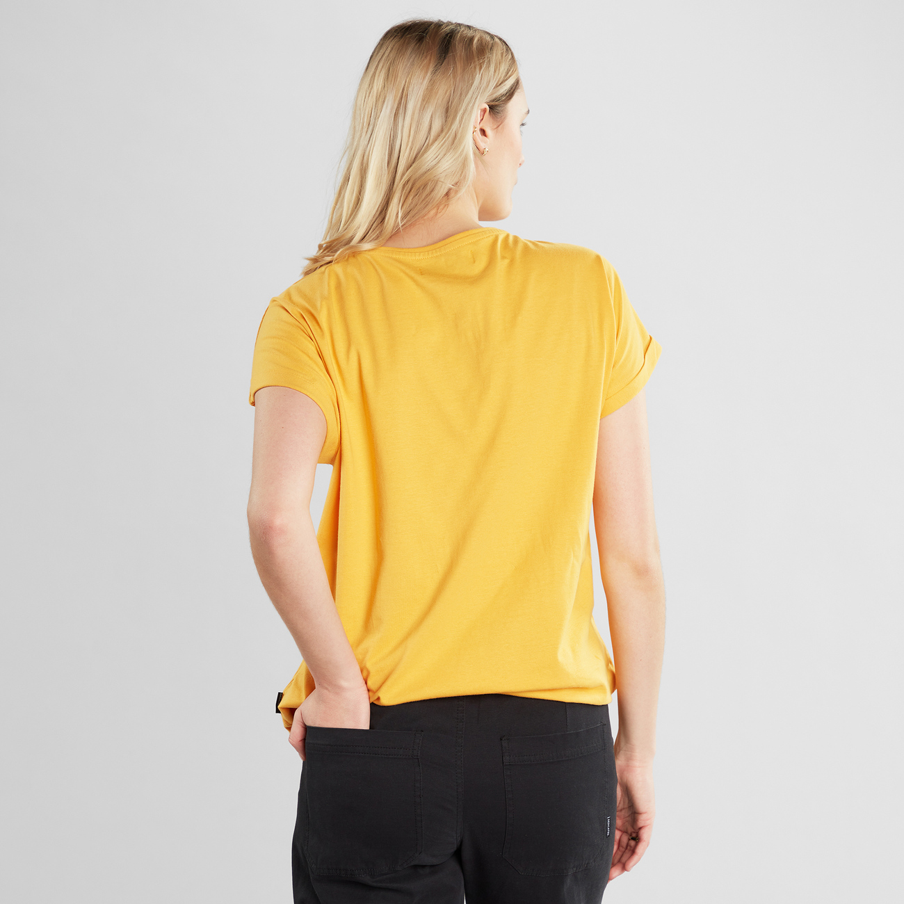 T-shirt Visby Pawsitivity Honey Yellow
