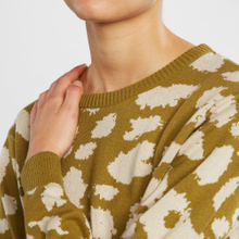 Sweater Arendal Leopard Moss Green
