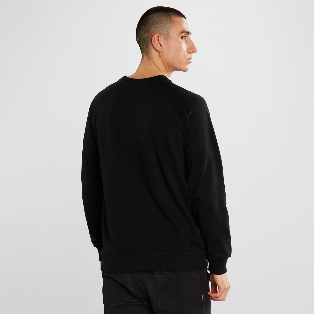 Sweatshirt Malmoe Twin Peaks Logo Black