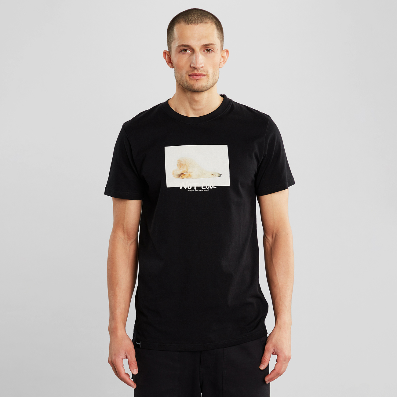 T-shirt Stockholm Not Cool Black