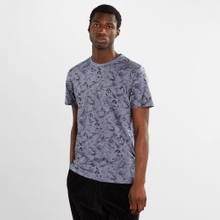 T-shirt Stockholm Pencil Birds Stone Blue