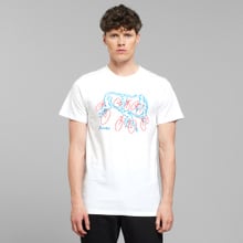 T-shirt Stockholm Henri Bikes White